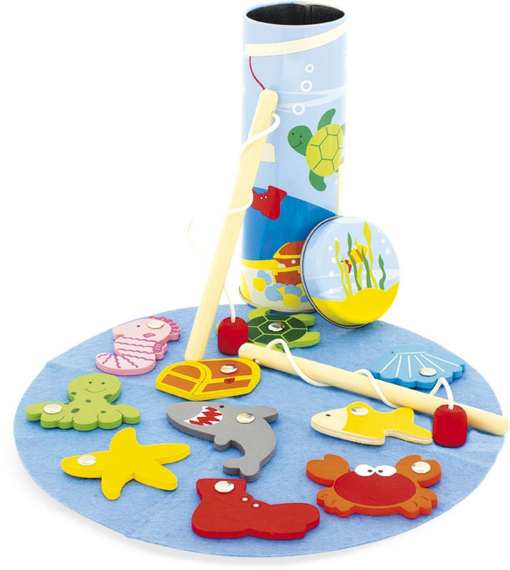Jeu de pêche avec aimants, Jeu de pêche aimant