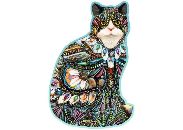 Puzzle en bois Le Chat aux Bijoux - 250 pièces