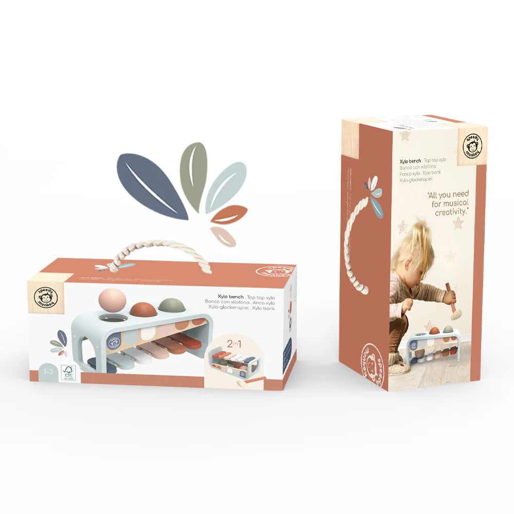 houten tap tap xylofoon - xylo bench