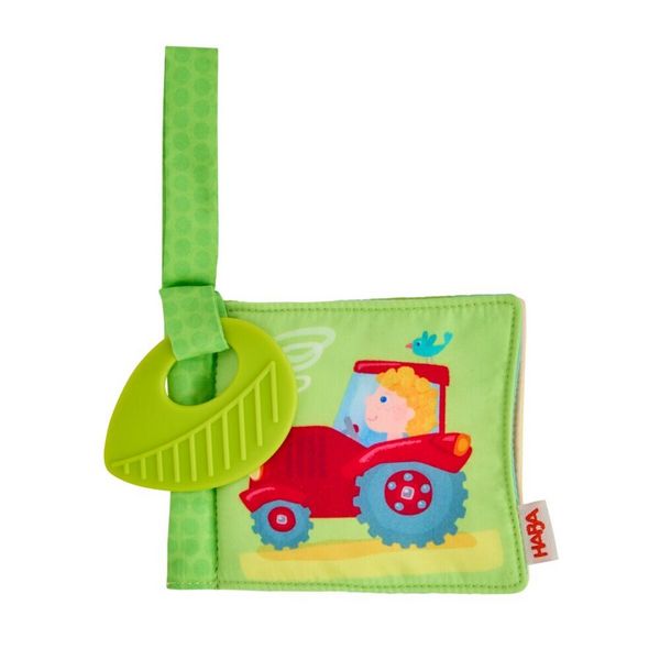 stoffen buggy boekje met bijtring