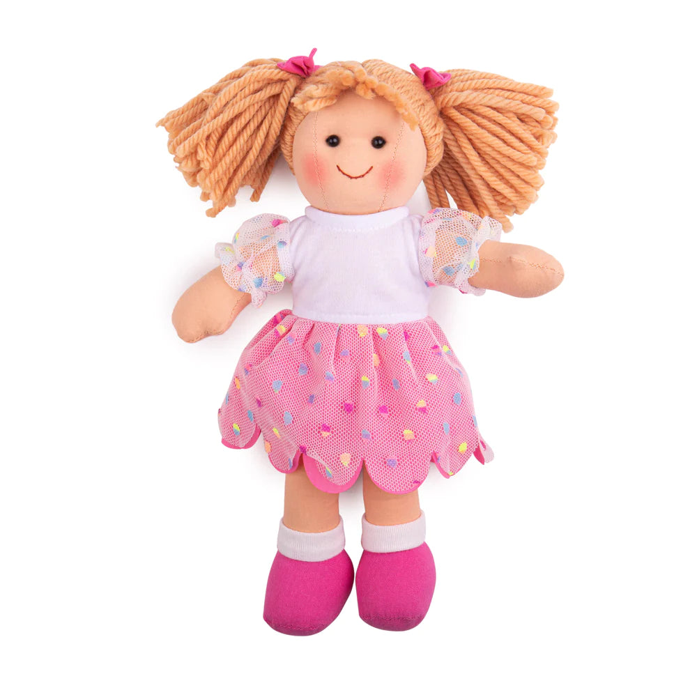 Pop in stof Darcie S, poupée en tissu Darcie S