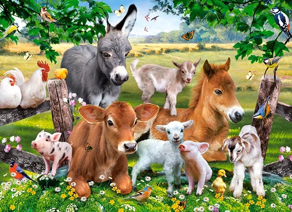 puzzel On the farm 100pc