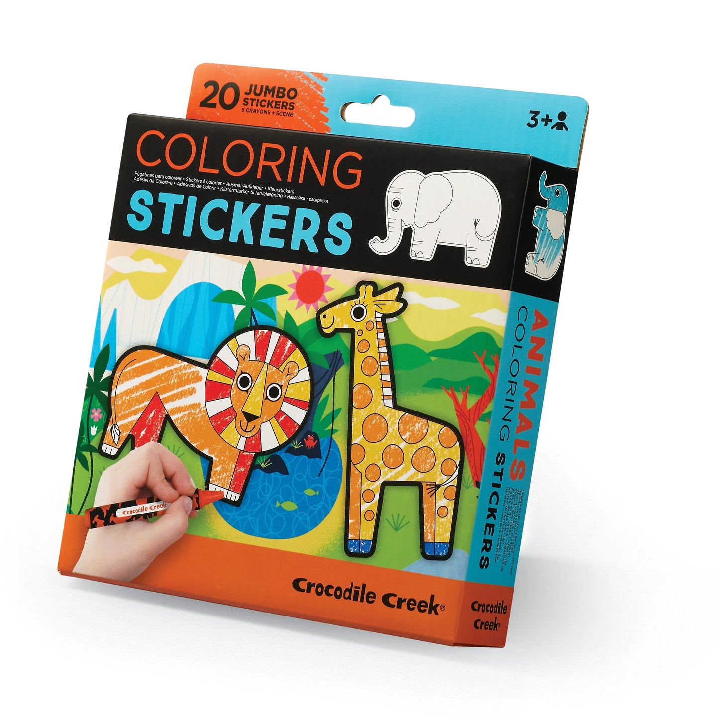 maak je eigen stickers dinosaurus, éénhoorn of dieren