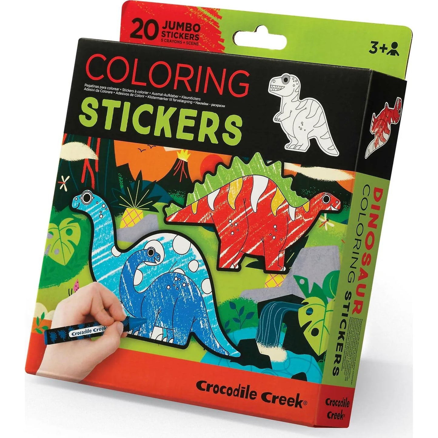 maak je eigen stickers dinosaurus, éénhoorn of dieren