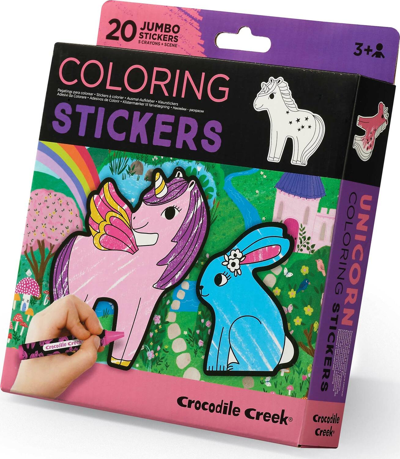 maak je eigen stickers dinosaurus, éénhoorn of dieren