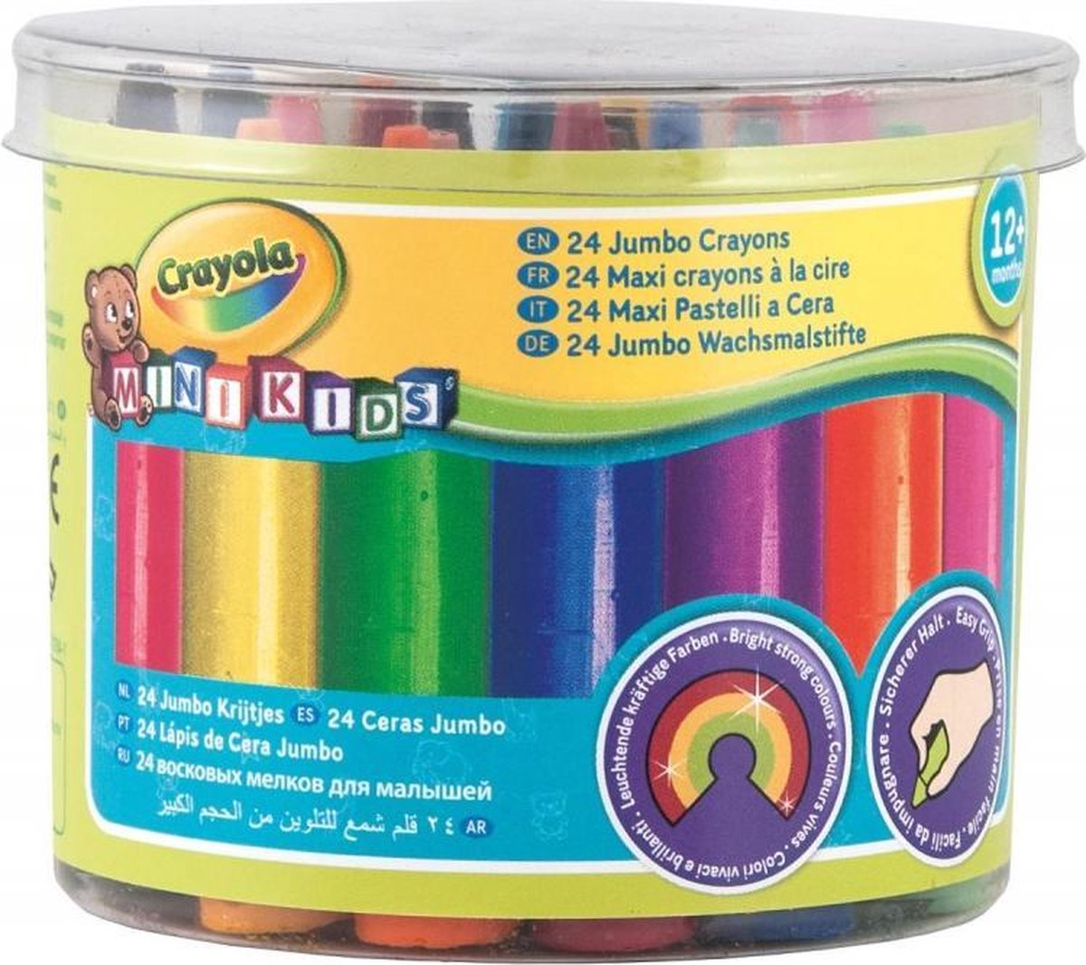 24 dikke waskrijtjes - crayola mini kids