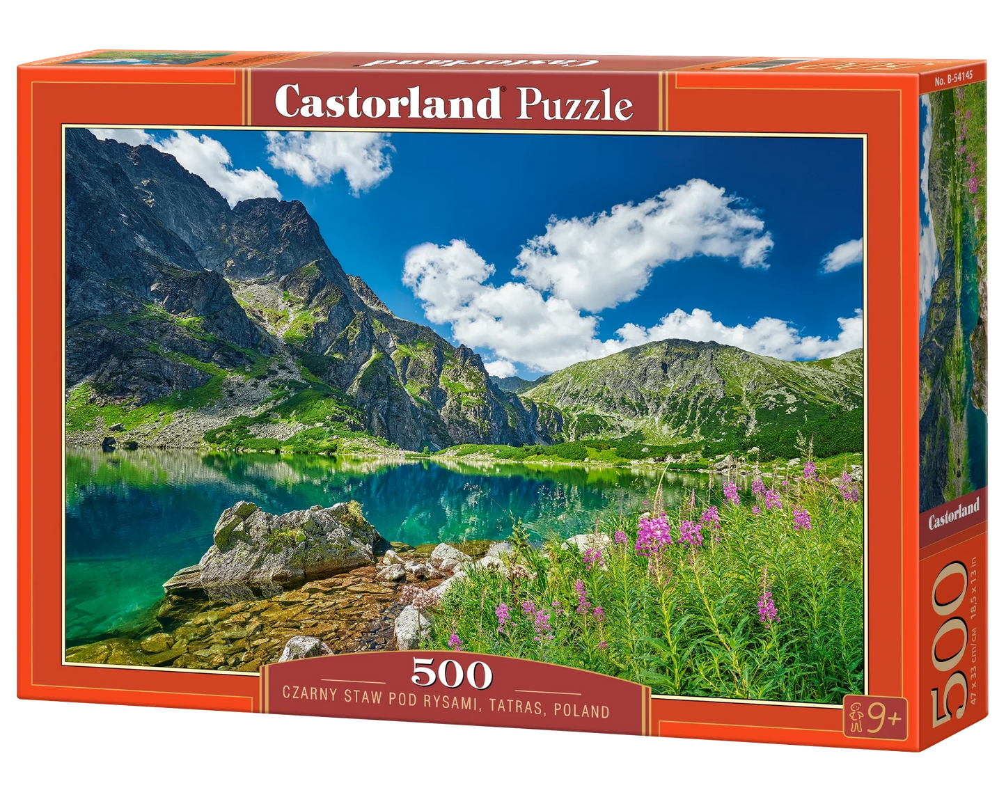 puzzel czarny staw pod rysami, tatras, poland 500pc