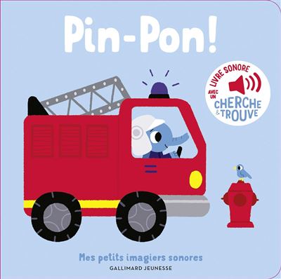 livre petits imagiers sonores pin-pon FRA