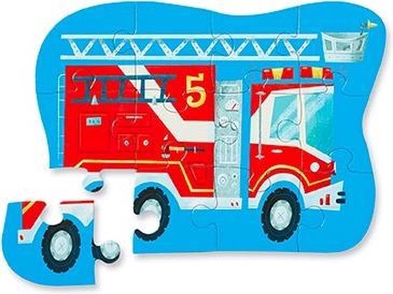 puzzel mini fire truck 12pc