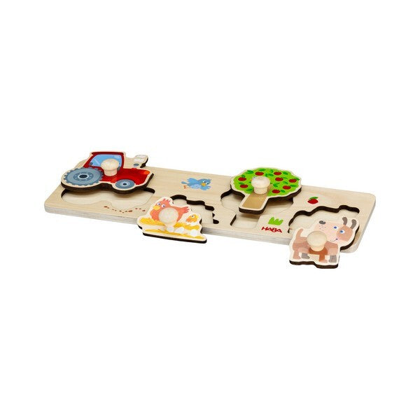 puzzel met knoppen boerderij HABA