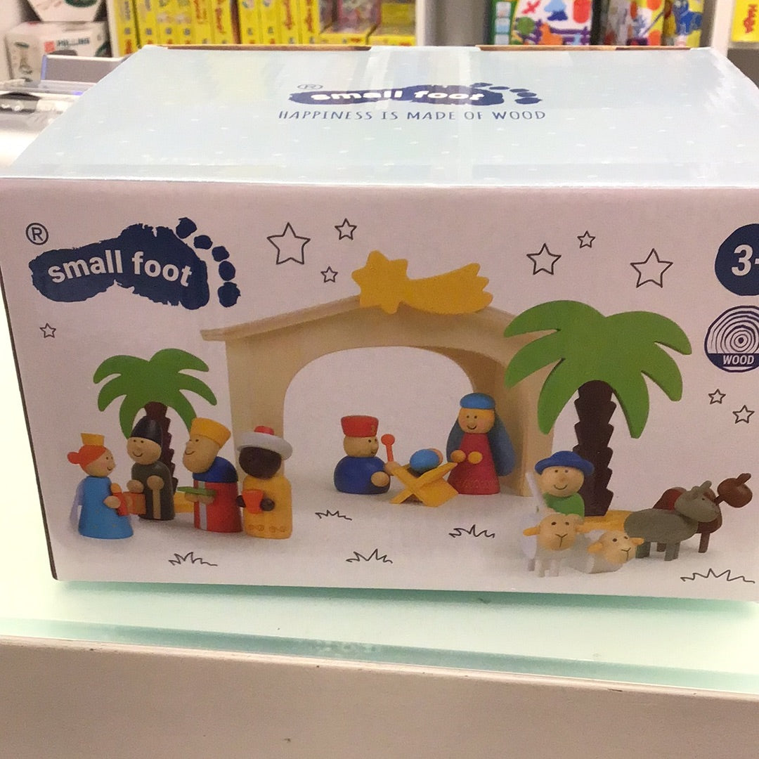 crèche en bois complète - crèche en bois