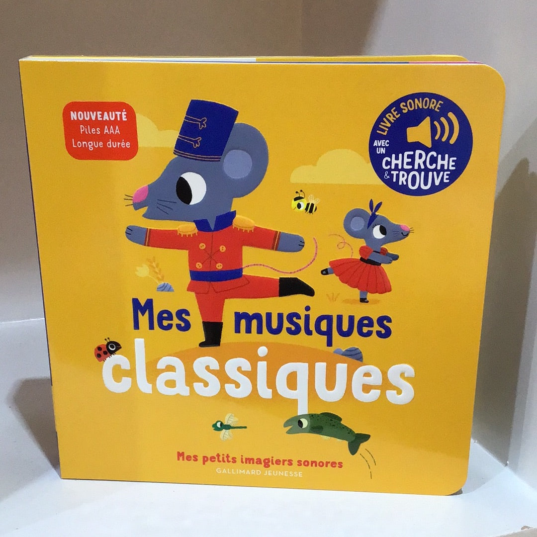 livre petits imagiers sonores mes musiques classiques FRA