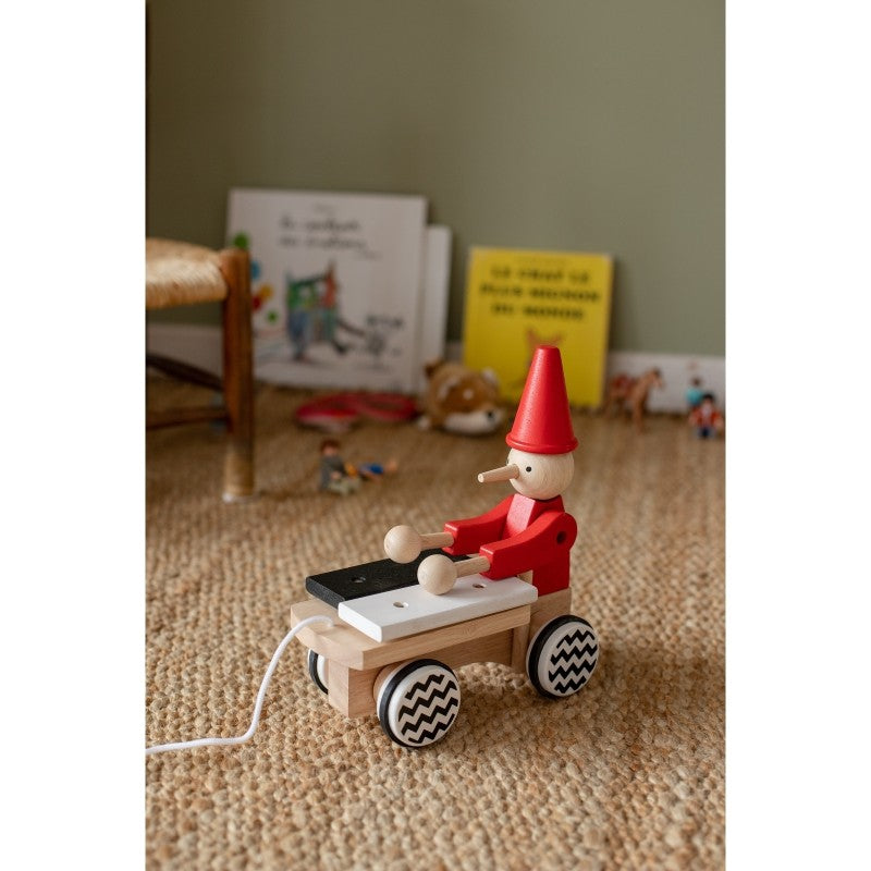 Figurine à tirer pinocchio