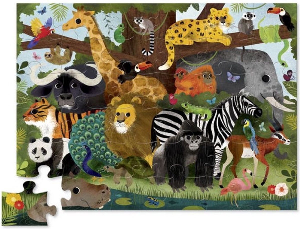 puzzle Père Noël traîneau 36 pièces