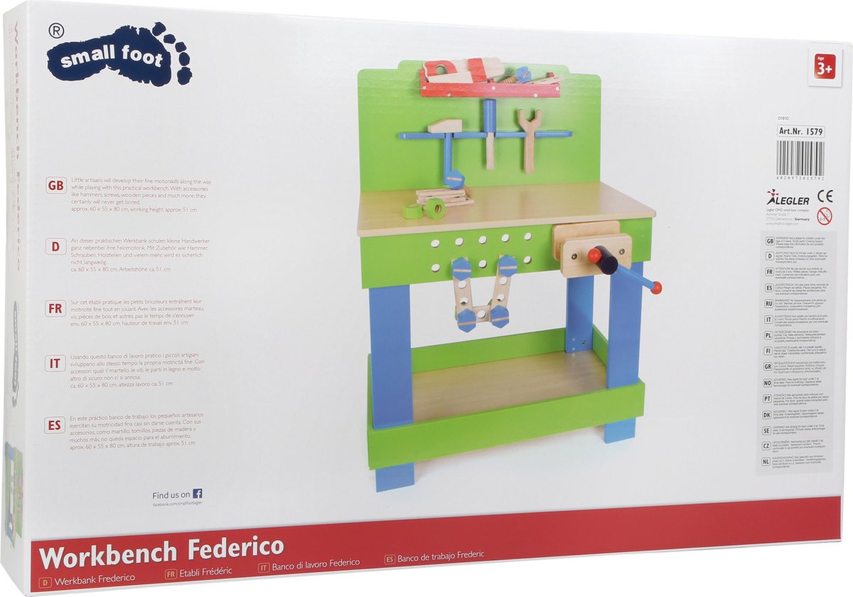 werkbank junior in doos nog te monteren smallfoot