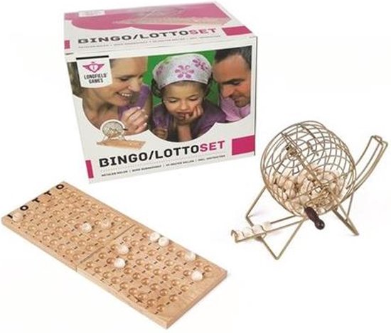 bingo lotto set groot met 90 ballen