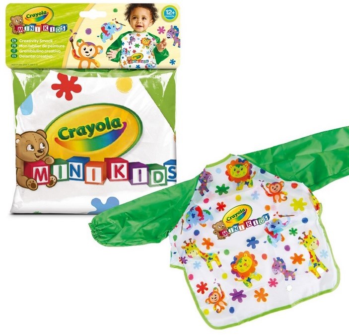 tablier de peinture manches longues mini kids crayola