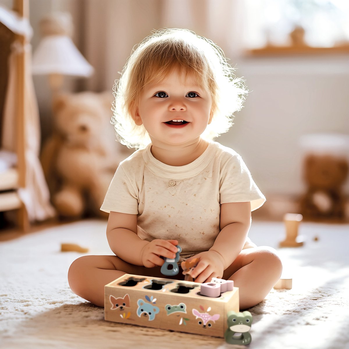 insteekpuzzel dieren SPEEDY MONKEY