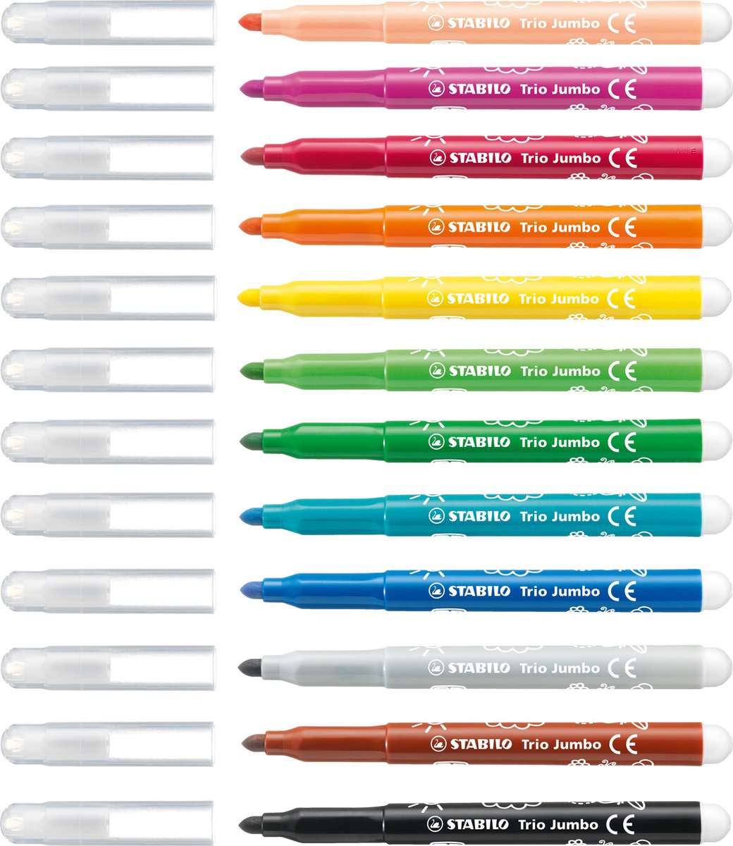 STABILO trio jumbo 12 marqueurs