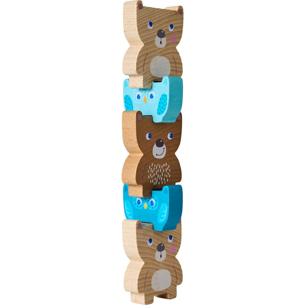 stapelspel bosvrienden -Jeu à empiler Les acrobates de la forêt