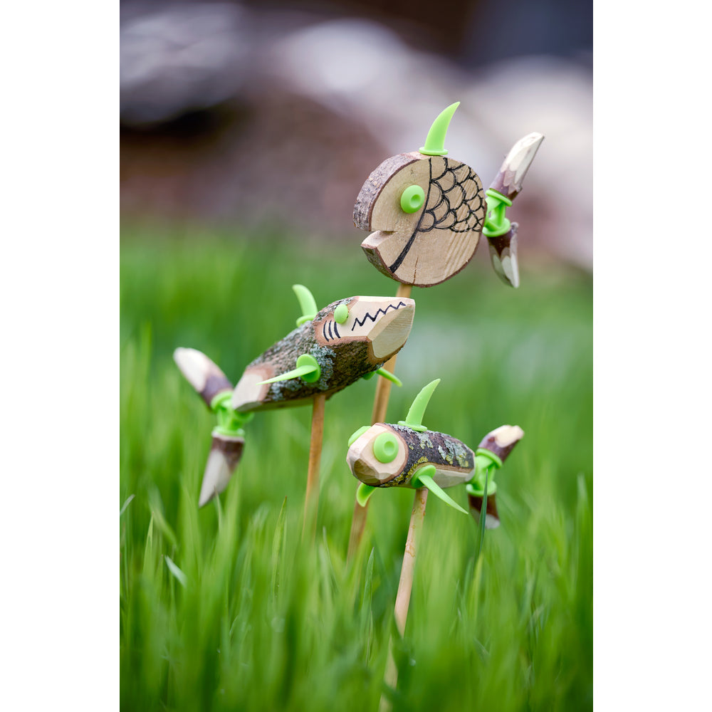 constructieset vissen - HABA terra kids connectors