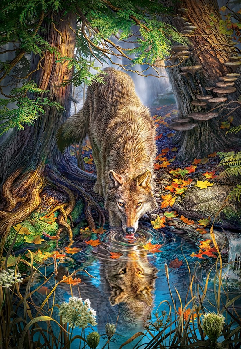 puzzel wolf in the wild 1500pc