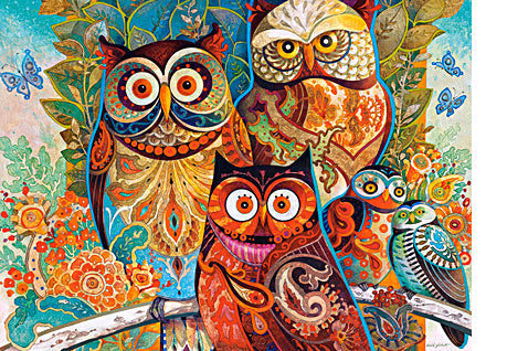puzzel stuks owls 2000pc