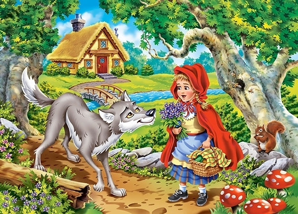 puzzel little red riding hood 60pc