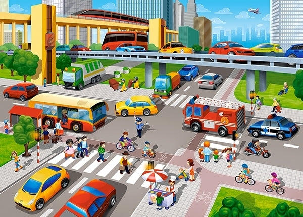 puzzel city rush 60pc