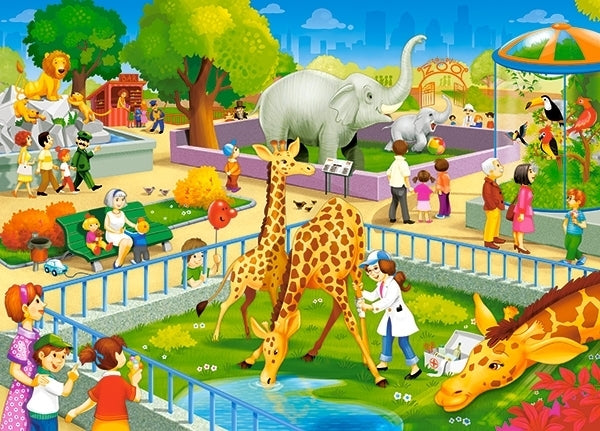 puzzel zoo visit 60pc