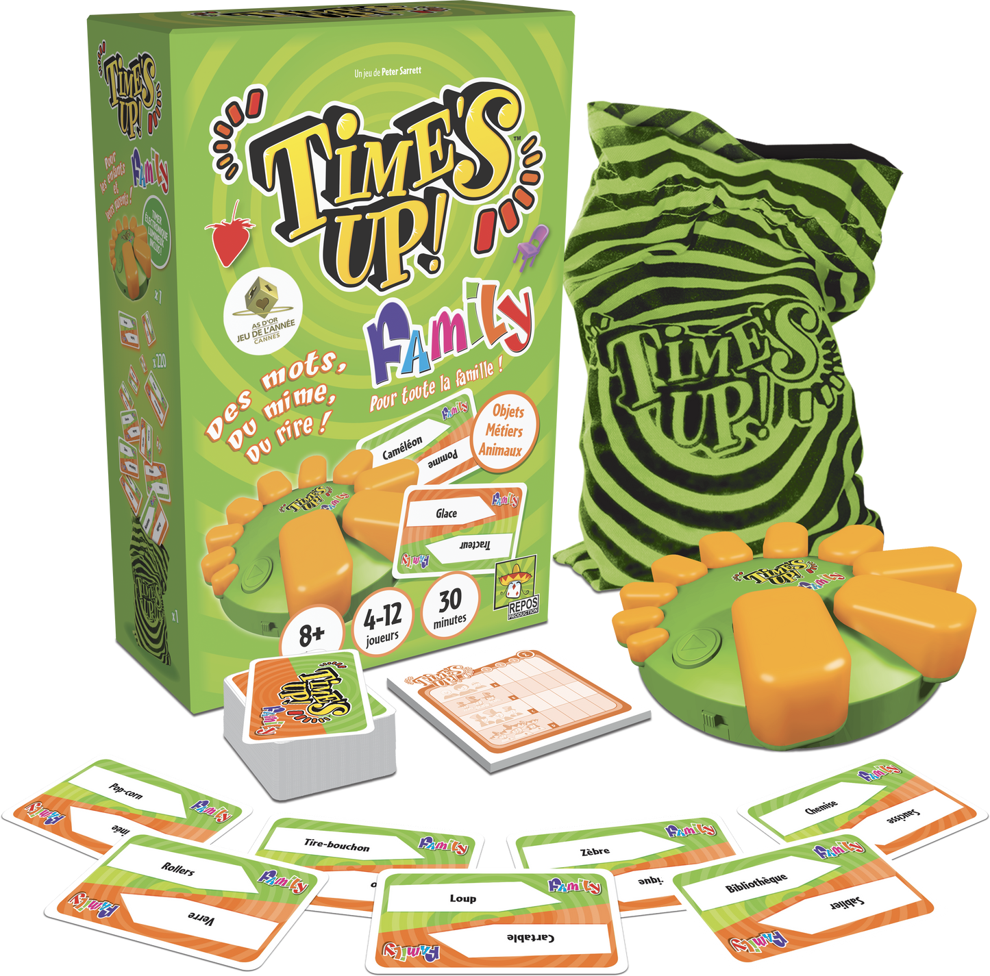 Time's up famille GMS avec minuterie FRA
