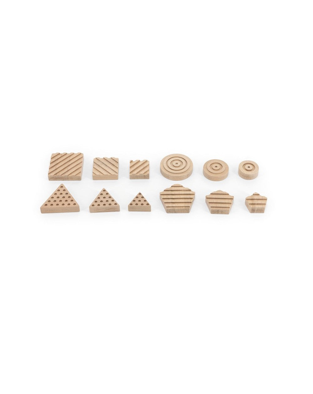 Houten zintuigen puzzel geometrische vormen - puzzle en bois sensorielle les formes géométriques