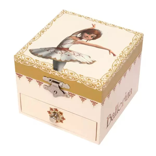 boîte à bijoux avec musique petite ballerine