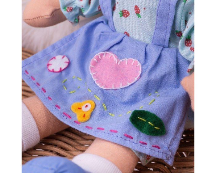 pop in stof Grace S, poupée de chiffon Grace S