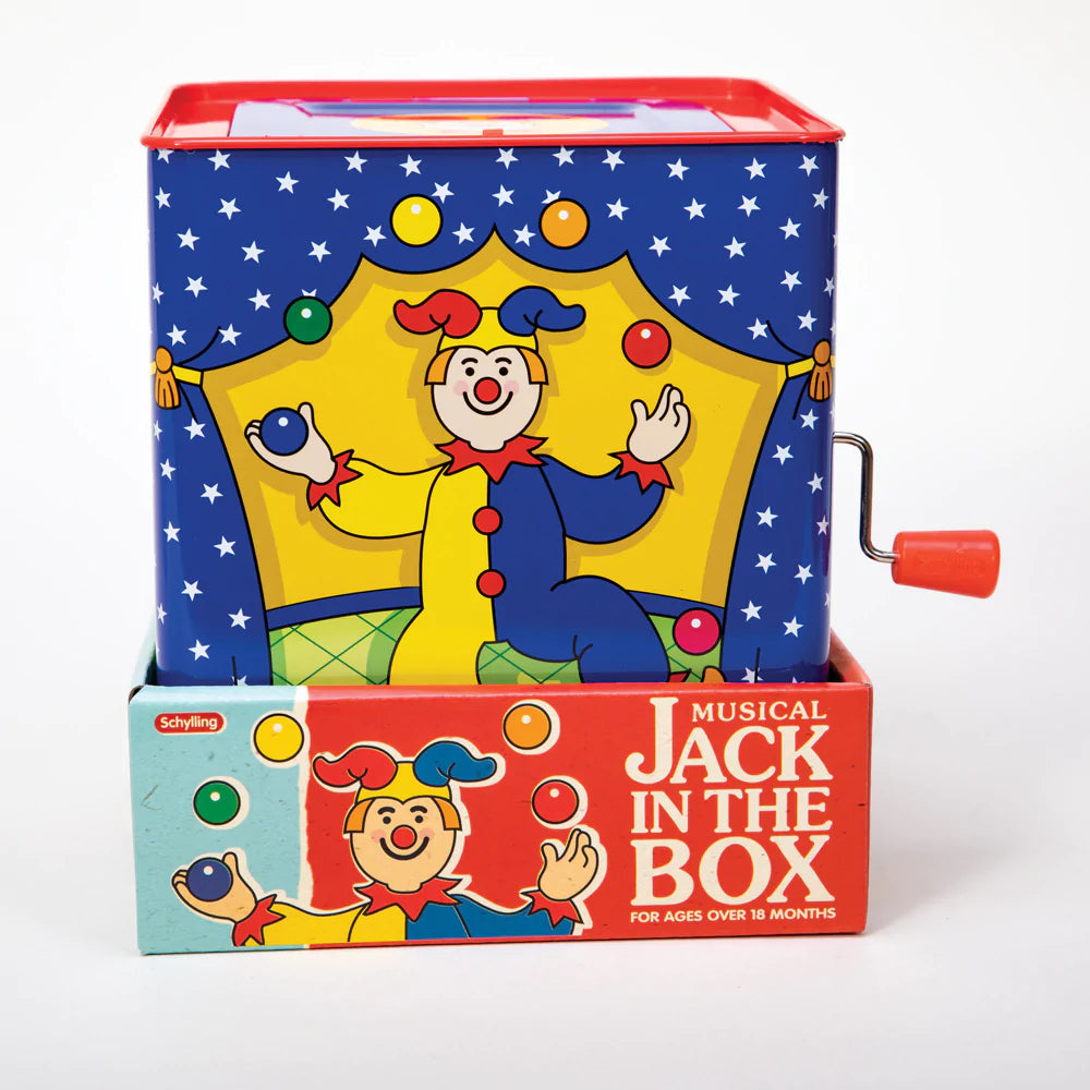 jack in the box muziekdoos - boîte à musique