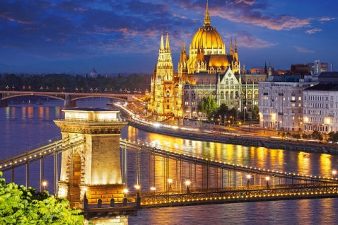 puzzel budapest view at dusk 2000pc