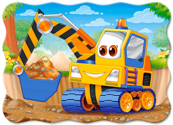 puzzel yellow digger 30pc