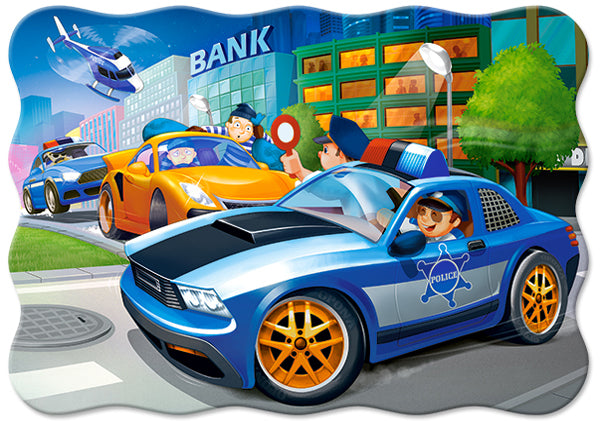 puzzel police chase 30pc