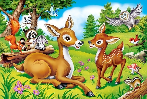 puzzel dear little deer MAXI 40pc