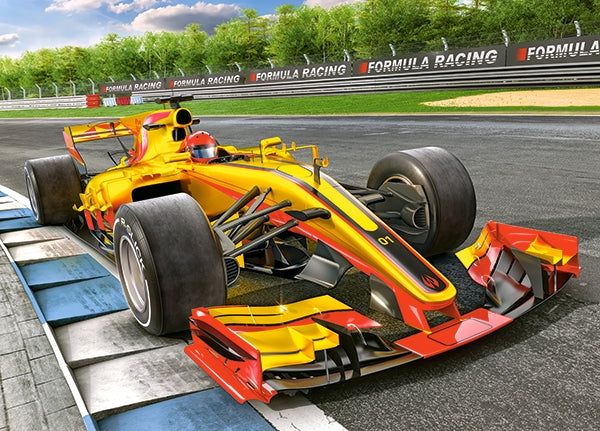 puzzel racing bolide on track 60pc