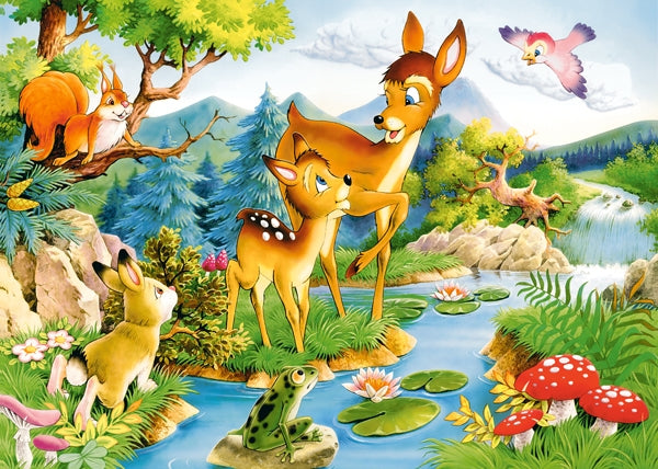 puzzel little deers 120pc