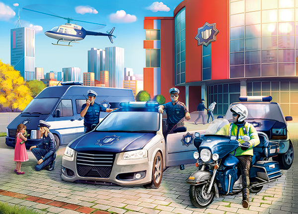 puzzel police station 120pc