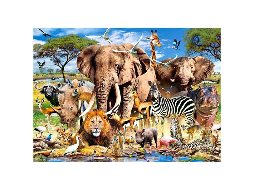 puzzel savanna animals 260pc