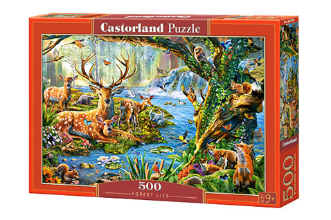 Puzzle vie en forêt 500pc