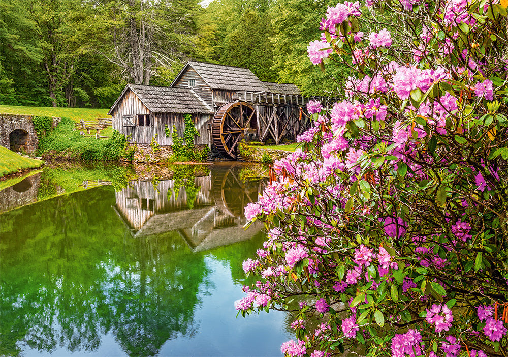 puzzel mill by the pond 500pc
