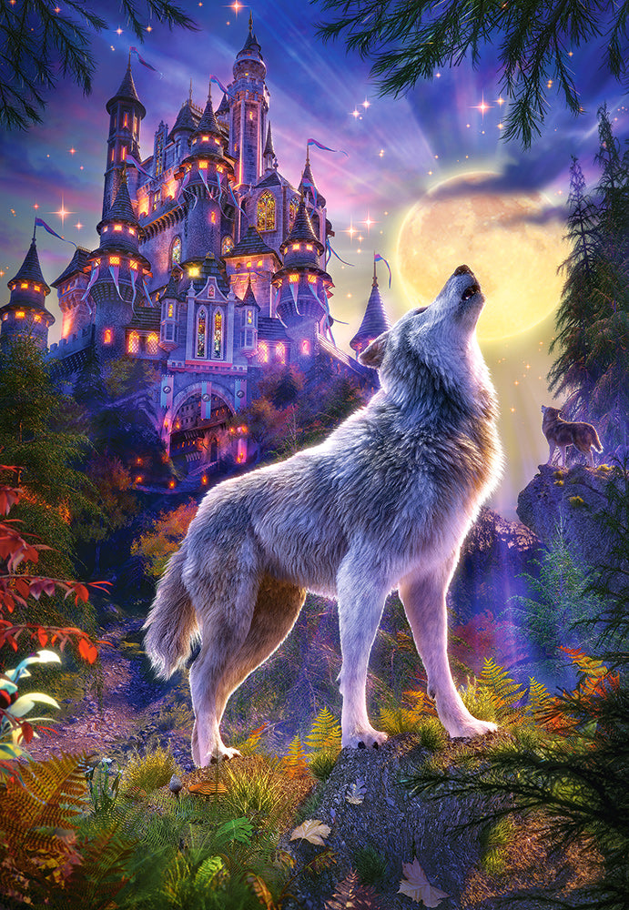 puzzel wolf castle 1000pc