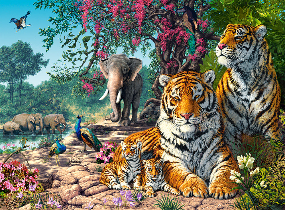 puzzel tiger sanctuary 3000pc