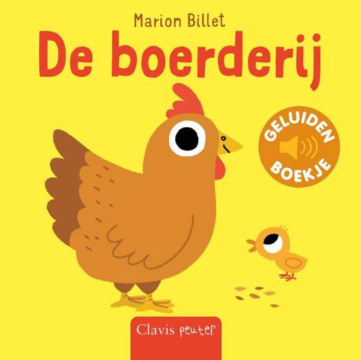 geluidenboekje de boerderij met kip NED
