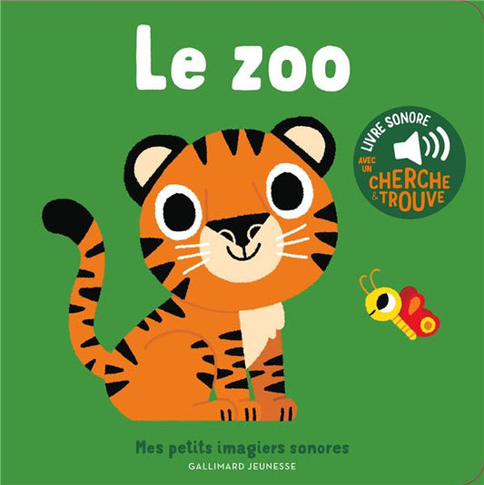 livre mes petits imagiers sonores- le zoo FRA