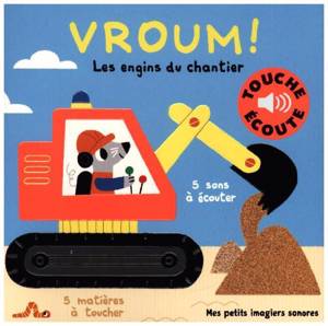 livre sonore vroum les engines du chantier FRA